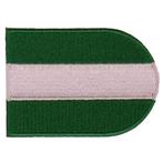 Strijkapplicatie/Patch - Vlag Schildvorm Rotterdam - 8x6cm N, Ophalen of Verzenden, Nieuw