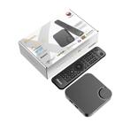 Xsarius Pure 4+ Plus 4K Android IPTV Box - BT remote, Ophalen of Verzenden, Nieuw