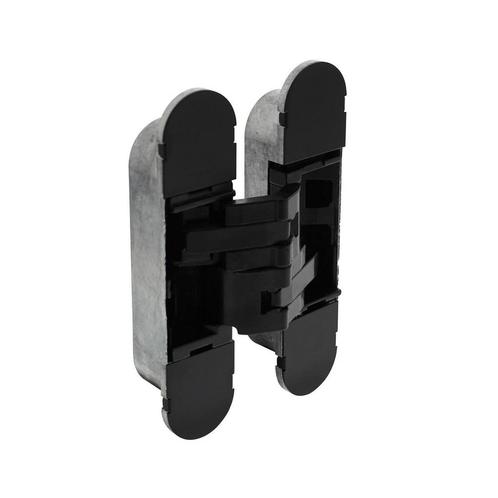 Scharnier 130x30mm onzichtbaar zwart 3D verstelbaar, Doe-het-zelf en Verbouw, Hang- en Sluitwerk, Scharnier, Nieuw, Overige materialen