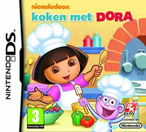 Koken met Dora (DS) 3DS Garantie & snel in huis!, Spelcomputers en Games, Games | Nintendo DS, 1 speler, Zo goed als nieuw, Vanaf 3 jaar