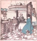 Spotprent over kolennood in Nederland tijdens Eerste Were..., Antiek en Kunst, Verzenden