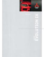 2005 MITSUBISHI LANCER EVOLUTION IX BROCHURE DUITS, Boeken, Auto's | Folders en Tijdschriften, Nieuw, Author, Mitsubishi