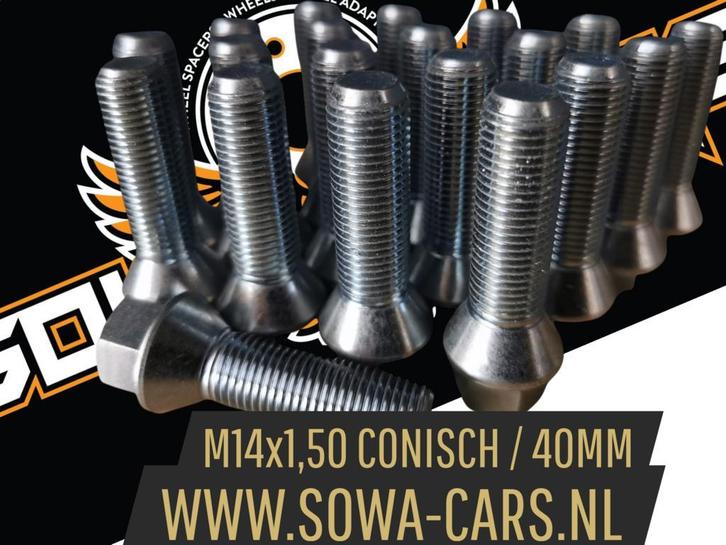 Wielbouten M14x1,50 Conisch 40mm ( M14 x 1,50 ), Auto diversen, Tuning en Styling, Ophalen of Verzenden