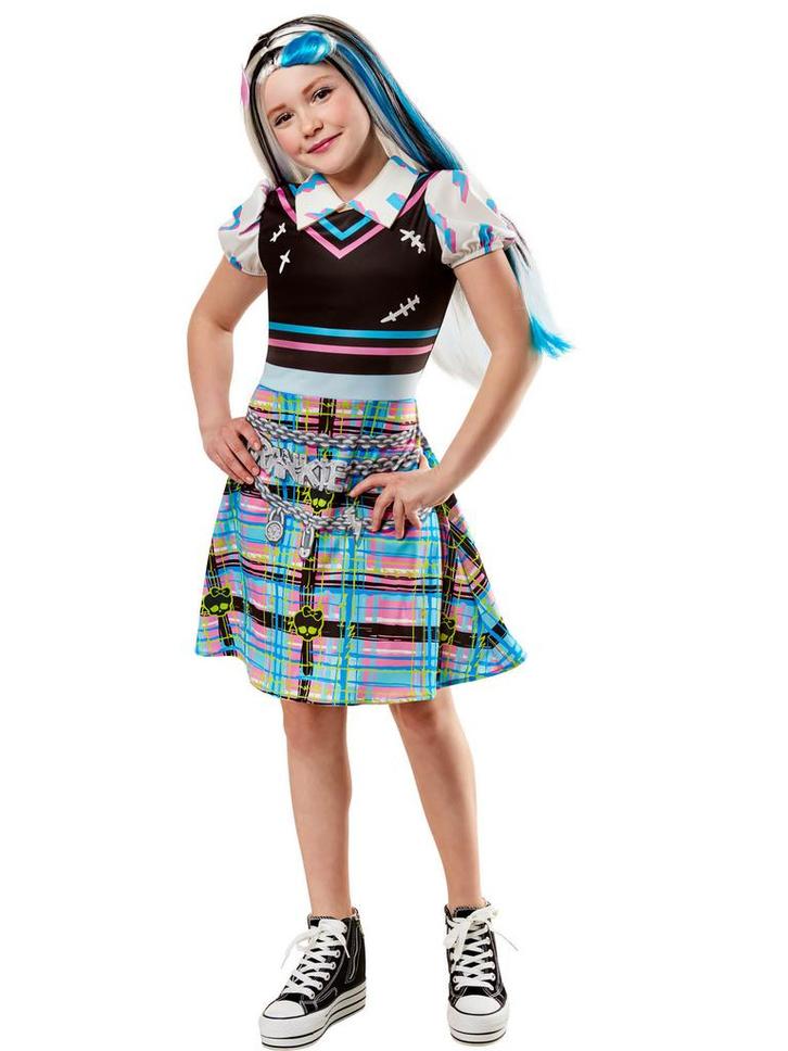 Monster High Pruik Frankie, Kinderen en Baby's, Carnavalskleding en Verkleedspullen, Nieuw, Verzenden