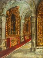 Salvatore Marchesi (1852 - 1926) - Interno di chiesa