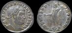 296-310ad Roman Maximianus silvered Ae follis Genius stan..., Verzenden