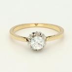 Ring - 18 karaat Geel goud Diamant (Natuurlijk) - Solitair, Nieuw