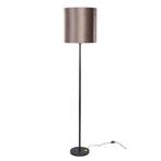 Vloerlamp zwart met velours kap bruin 40cm - Simplo, Nieuw, Overige materialen, Klassiek / Antiek, 150 tot 200 cm