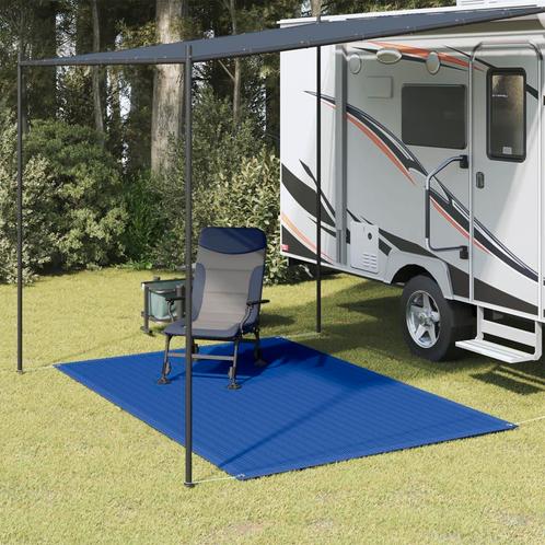 vidaXL Tenttapijt 200x300 cm HDPE blauw, Caravans en Kamperen, Kampeeraccessoires, Nieuw, Verzenden