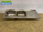 RVS Spoelblad Spoelbak 180 x 70 cm Horeca, Ophalen of Verzenden, Nieuw zonder verpakking