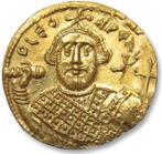 Byzantijnse Rijk. Leontios (695-698 n.Chr.). Goud Solidus,