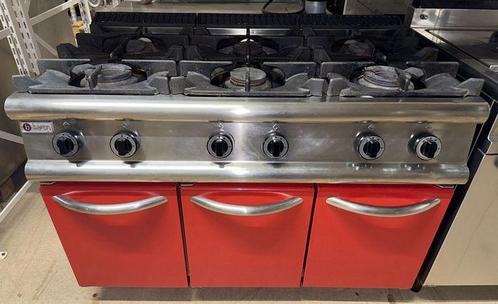 Baron Gasfornuis met 6 branders, 120cm, Witgoed en Apparatuur, Ovens, Gebruikt
