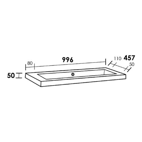 Meubelset Brauer Solution 100 Viking Shield 2 Lades Met, Doe-het-zelf en Verbouw, Sanitair, Ophalen of Verzenden