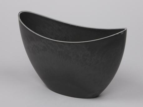 Bootschaal basic grey hoog 24x10x14cm. bloemschikken en, Hobby en Vrije tijd, Knutselen, Nieuw, Ophalen of Verzenden
