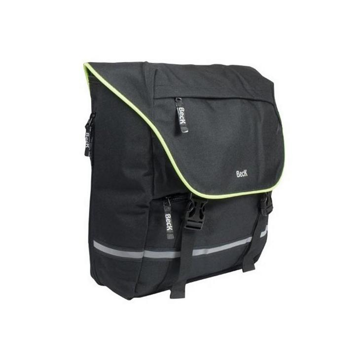 Beck Enkele Sportieve Fietstas SPRTV Shopper Zwart/Lime, Fietsen en Brommers, Fietsaccessoires | Fietstassen, Nieuw, Verzenden