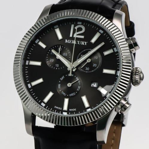 Mercury - Swiss Chronograph - ME460-SL-3 - Zonder, Sieraden, Tassen en Uiterlijk, Horloges | Heren