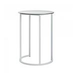 Statafel Kubo Curve | Aluminium/Volkern | Wit | Ø80 x 110 c, Verzenden, Nieuw in verpakking