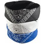 Fako Fashion® - 3-Pack Paisley Bandana - Boeren Zakdoek -, Verzenden, Nieuw