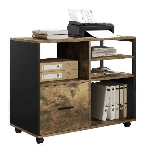 Verrijdbare Archiefkast met Laden – Industriële Printertafel, Zakelijke goederen, Kantoor en Winkelinrichting | Kantoormeubilair en Inrichting