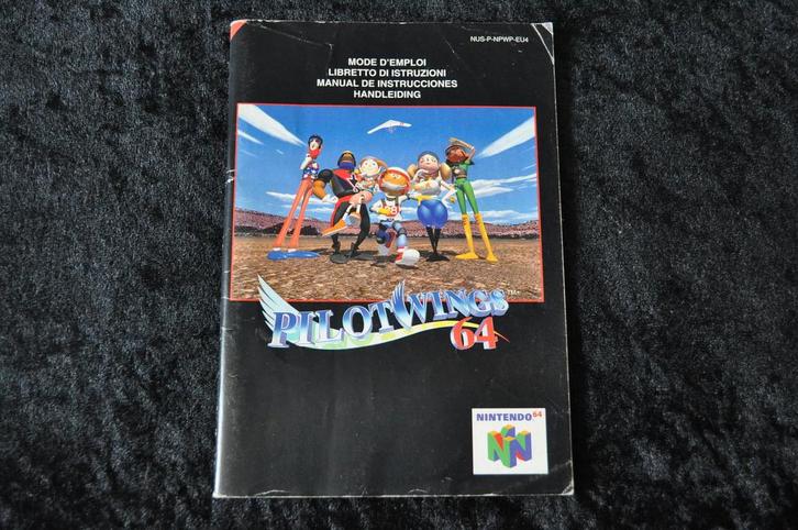 PilotWings 64 Nintendo 64 N64 Manual, Spelcomputers en Games, Spelcomputers | Nintendo Consoles | Accessoires, Verzenden