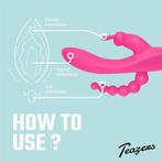 Teazers - Dubbele Rabbit Vibrator - Dildo - Vibrators voor, Verzenden, Nieuw