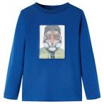 vidaXL Kindershirt met lange mouwen 116 donkerblauw, Verzenden, Nieuw