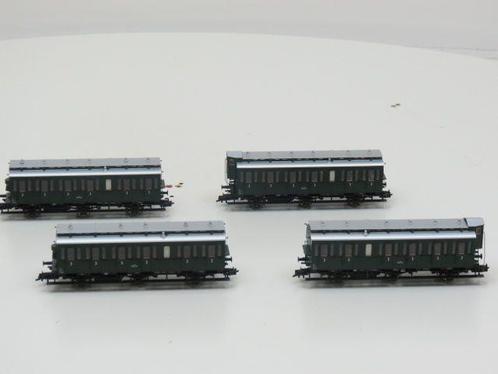 Schaal H0 Fleischmann Set 4St 2x 507003 & 2x 507053 ÖBB C.., Hobby en Vrije tijd, Modeltreinen | H0, Overige typen, Zo goed als nieuw