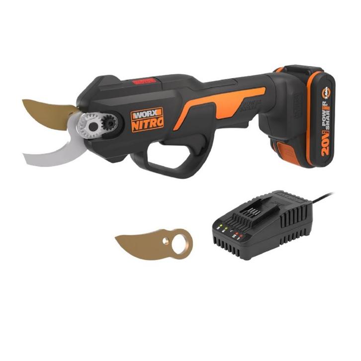 Worx Nitro WG330E Draadloze Snoeischaar Incl, Accu + Lade..., Tuin en Terras, Snoeischaren, Nieuw, Ophalen of Verzenden