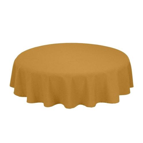 Tafelkleden  Rond Gold Geel 300cm Ø - Treb SP, Huis en Inrichting, Tafelkleden, Nieuw, Verzenden