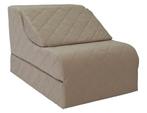 Opvouwbaar matras - logeermatras en zitstoel in één - beig, Huis en Inrichting, Slaapkamer | Matrassen en Bedbodems, Ophalen of Verzenden