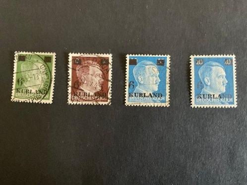 Duitse Rijk - Kurland en veldpost 1944-1945, Postzegels en Munten, Postzegels | Europa | Duitsland