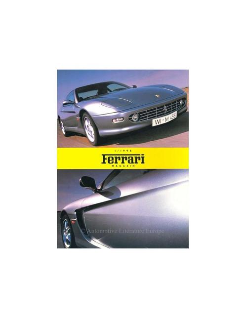 1998 FERRARI MAGAZINE (DE) DUITS, Boeken, Auto's | Folders en Tijdschriften, Ferrari