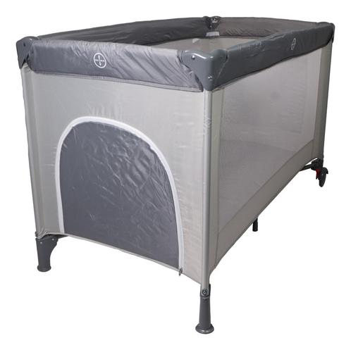 Ding Deluxe Grey Campingbedje incl. Bodemverhoger DI-151806, Kinderen en Baby's, Babywiegjes en Ledikanten, Nieuw, Verzenden