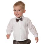 Babyoverhemd  gesmogd wit met lange mouwen-62 NIEUW, Nieuw, Ophalen of Verzenden, Jongetje, S.Y.W