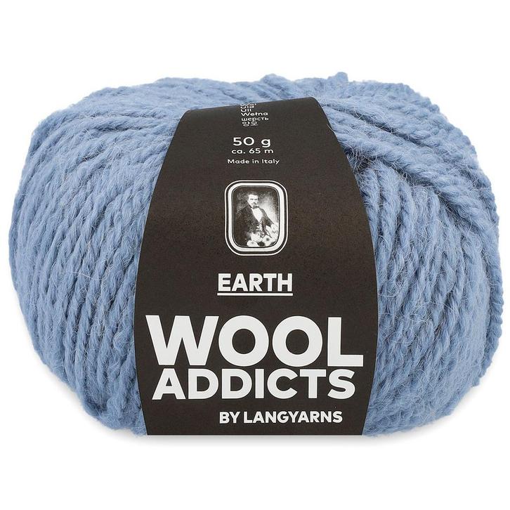 WoolAddicts Earth - 21 kristalblauw - Alpacawol Garen, Hobby en Vrije tijd, Breien en Haken, Ophalen of Verzenden
