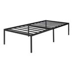 Metalen bed eenpersoonsbed Vårdö met bedbodem 90x200 cm zwar, Huis en Inrichting, Verzenden, Nieuw