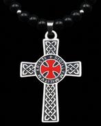 Het Tempeliersinsigne - Kruis Sigillum Militum en obsidiaan, Antiek en Kunst