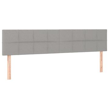 2 Hoofdborden 100cm Grijs - Tweedekansje - OP=OP beschikbaar voor biedingen
