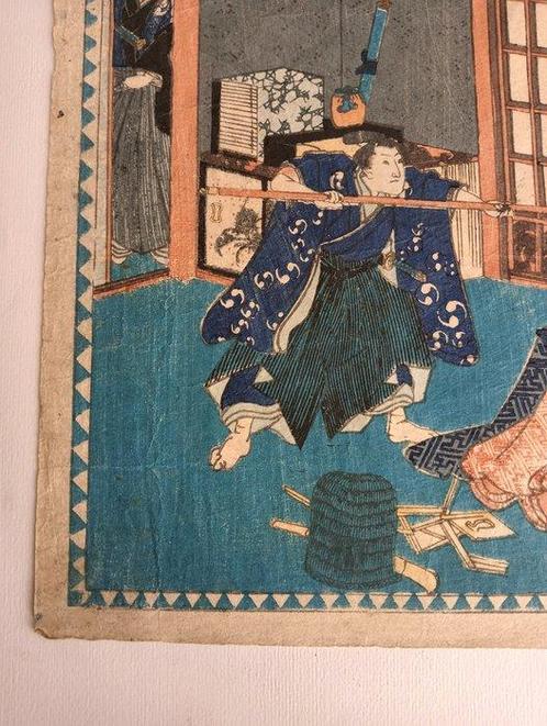 I 47 Ronin, Atto 9: Il ritiro di campagna di Yuranosuke a, Antiek en Kunst, Antiek | Overige Antiek