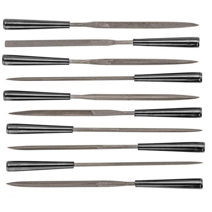 Naaldvijlen set - 140 x 3mm - 10 stuks, Doe-het-zelf en Verbouw, Overige Doe-het-zelf en Verbouw, Nieuw, Ophalen of Verzenden