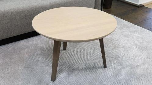 Pehmea salontafel massief eiken, Huis en Inrichting, Tafels | Salontafels, Zo goed als nieuw, Rond, Ophalen of Verzenden