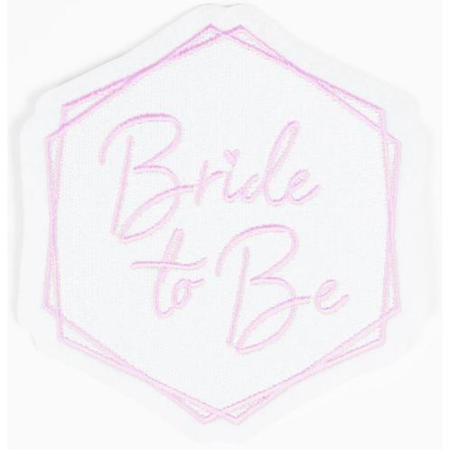 Patch Bride To Be 9,8cm, Hobby en Vrije tijd, Feestartikelen, Nieuw, Verzenden