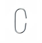 100 stuks - C-Haak - 4cm - Zilver - Ophanghaak / Display...