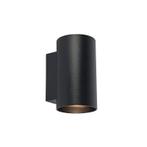 Moderne wandlamp zwart rond 2-lichts - Sandy, Huis en Inrichting, Lampen | Wandlampen, Nieuw, Overige materialen, Design