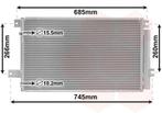LUCHTCONDENSATOR VOOR TOYOTA AVENSIS T25 2003-2006, Ophalen of Verzenden, Nieuw