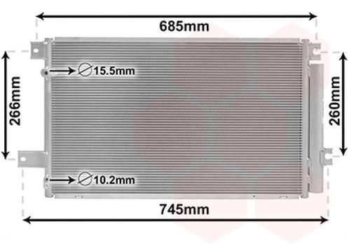 LUCHTCONDENSATOR VOOR TOYOTA AVENSIS T25 2003-2006, Auto-onderdelen, Airco en Verwarming, Nieuw, Ophalen of Verzenden