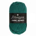 Scheepjes Chunky Monkey 100g - 1062 Evergreen, Hobby en Vrije tijd, Verzenden, Nieuw