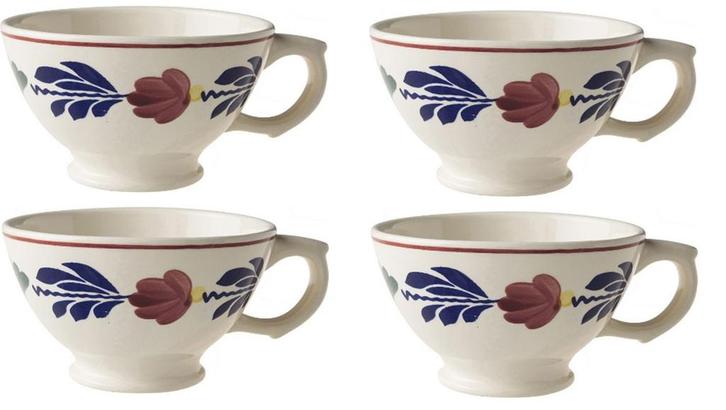 Boerenbont grote Soepkom met oor 13cm set van 4 stuks, Huis en Inrichting, Keuken | Servies, Nieuw, Verzenden