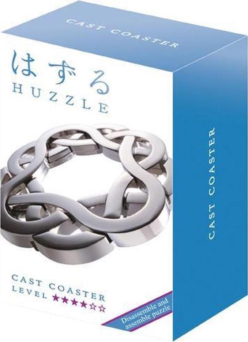 Huzzle Cast Puzzle - Coaster (level 4) | Huzzle - Puzzels, Hobby en Vrije tijd, Denksport en Puzzels, Nieuw, Verzenden