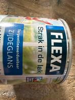 Flexa Strak in de Lak Zijdeglans - ral 9010 - 0,5 liter, Doe-het-zelf en Verbouw, Verf, Beits en Lak, Overige kleuren, Nieuw, Ophalen of Verzenden